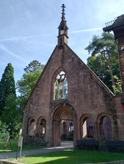 Ruine des Paradies im früheren Kloster Herrenalb