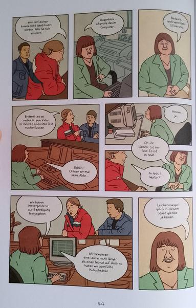 Seite aus dem Buch: Sohn und Geliebte in der Pathologie